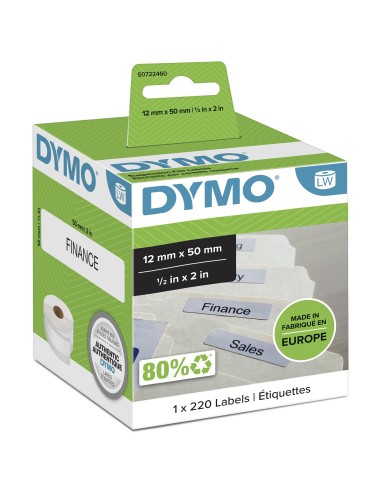 DYMO LW - Etiquetas para archivadores suspendidos - 12 x 50 mm - S0722460