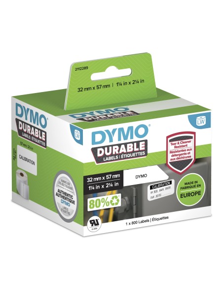 DYMO Durable Blanco Etiqueta para impresora autoadhesiva