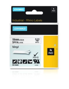 DYMO 19mm RHINO Coloured Vinyl cinta para impresora de etiquetas D1