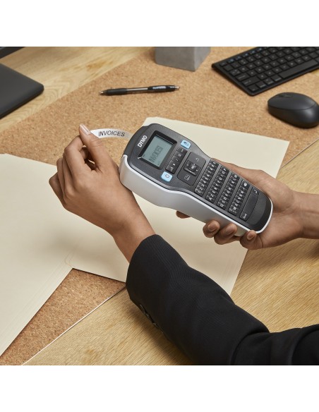 DYMO LabelManager DY LM 160 impresora de etiquetas Inyección de tinta térmica 180 x 180 DPI 12 mm s D1 QWERTY