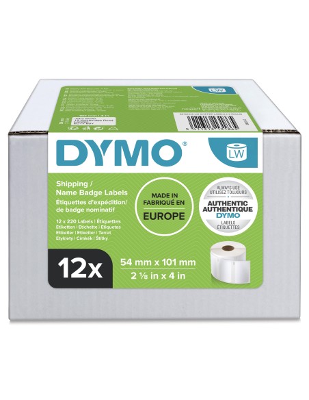 DYMO LW - Etiquetas para tarjetas de identifi cación envÍ­os - 54 x 101 mm