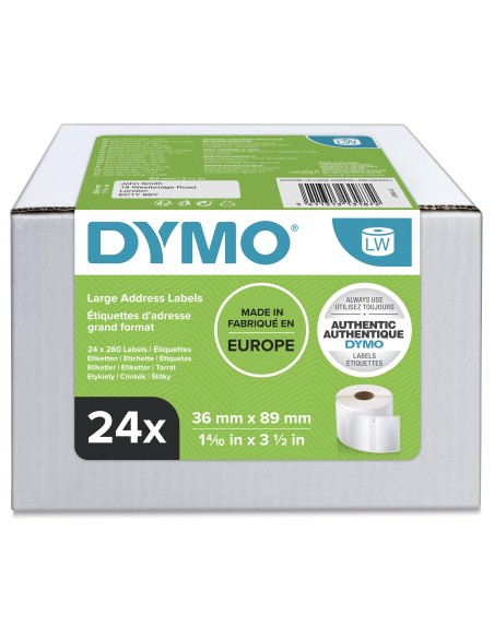DYMO LW - Etiquetas grandes para direcciones - 36 x 89 mm - S0722390