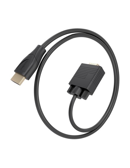Aisens Cable Conversor HDMI M a SVGA M Negro 1m