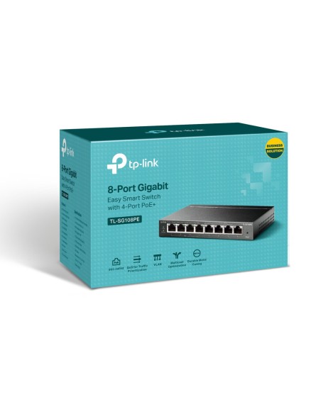 TP-LINK TL-SG108PE Switch 8xGB 4xGB PoE
