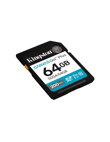 Kingston Canvas Go! Plus 4 SD 64GB class 10 U3 V30