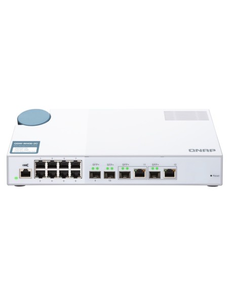 QNAP QSW-M408-2C Switch 8xGbE 2x10GbE Combo