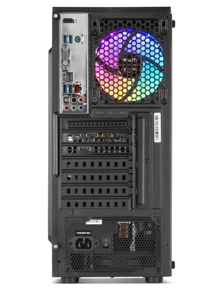 CAJA ATX SEMITORRE NOX INFINITY OMEGA NEGRA ARGB USB3