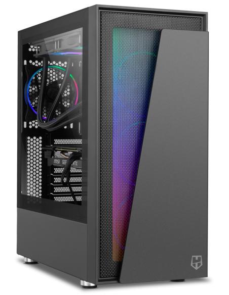 CAJA ATX SEMITORRE NOX HUMMER BLASTER NEGRA ARGB USB3