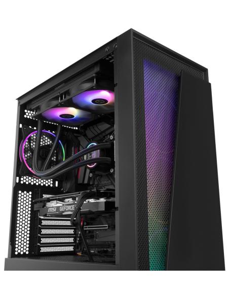 CAJA ATX SEMITORRE NOX HUMMER BLASTER NEGRA ARGB USB3