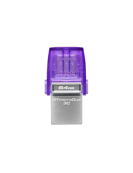 HD PORTATIL USB3.2 64GB KINGSTON DATATRAVELER MICRO DUO 3C DTDUO3CG364GB