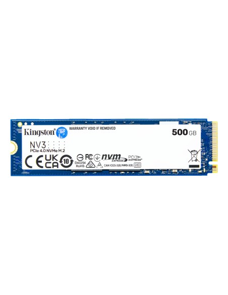 HD SSD 500GB KINGSTON M.2 2280 NV3 PCIEX GEN4 4.0 SNV3S500G