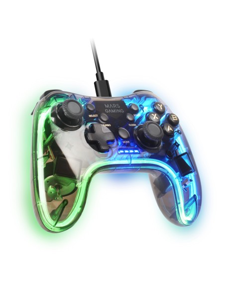 MARS GAMING GAMEPAD MGP-C NEON PC MAC PS3, ANDROID