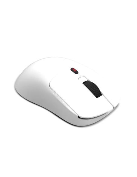 KROM KLEVER Raton gaming superligero wireless Blco