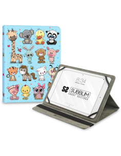 FUNDA TABLET SUBBLIM TRENDY CASE ANIMALS 11"
