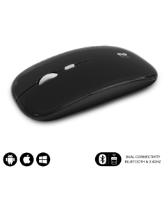 RATON SUBBLIM DUAL FLAT BLACK BLUETOOHT BATERIA RECARGABLE