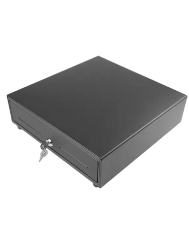 CAJON PORTAMONEDAS 410X415 MM 5 BILL/8MON USB+MICROSWITCH NEGRO