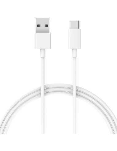 CABLE CARGA XIAOMI MI USB-C BLANCO 1M