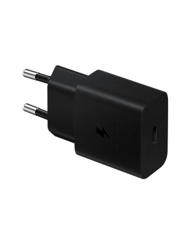 CARGADOR SAMSUNG EP-T1510 USB-C 15W BLACK CON CABLE