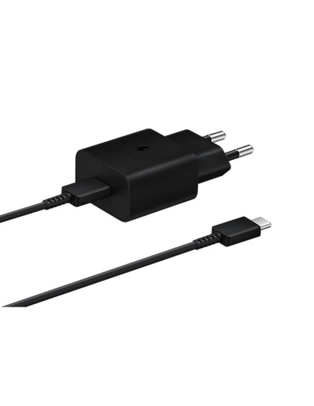 CARGADOR SAMSUNG EP-T1510 USB-C 15W BLACK CON CABLE