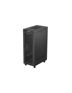 ARMARIO LANBERG RACK 19" 32U 600X1000 FLAT PACK PUERTA PERFORADA DISPLAY LCD BK
