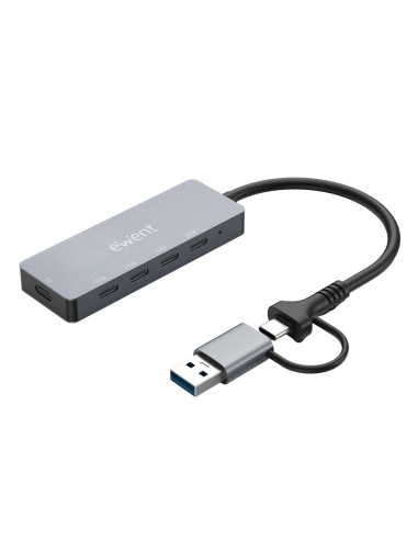 HUB EWENT EW1151 USB-C USB-A 4 PUERTOS 10GBPS