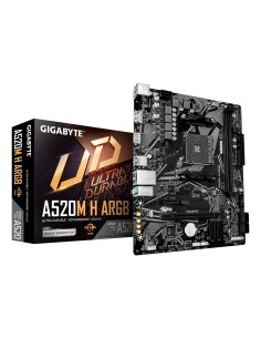 PLACA BASE GIGABYTE A520M H ARGB AM4 MICROATX
