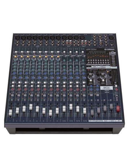 Yamaha EMX5016CF mezclador DJ 16 canales Negro