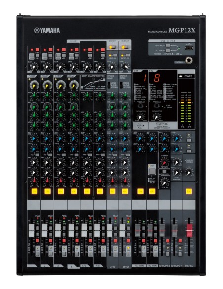 Yamaha MGP12X mezclador DJ 12 canales 20 - 20000 Hz Negro