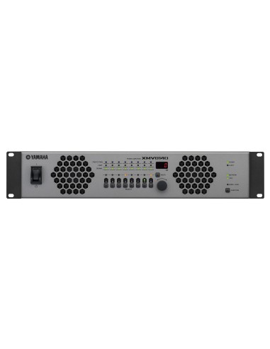 Yamaha XMV8140 amplificador de audio Rendimiento fase Negro,