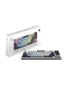 Msi Teclado FORGE GK600 TKL W SKY ES BT