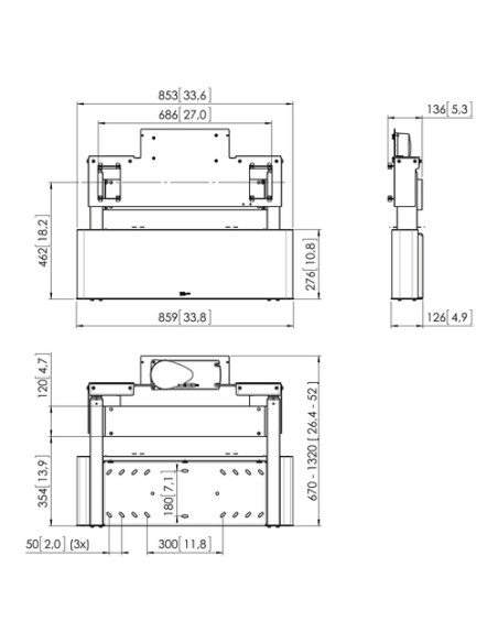 VOGELS PFWE 7150 MOTORIZED DISPLAY WALL MOUNT - Imagen 3