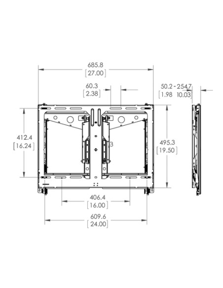 VOGELS PFW 6880 VIDEO WALL POP-OUT MODULE SLIM - Imagen 2