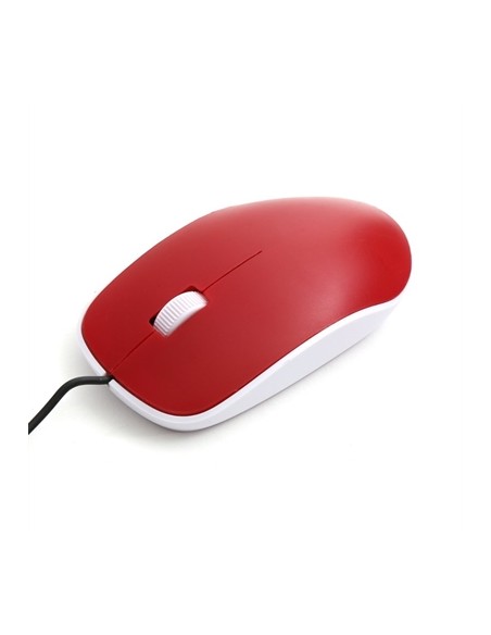 Omega raton optico 1200dpi rojo blister om420bl - Imagen 1