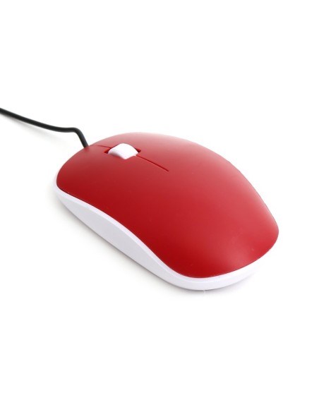 Omega raton optico 1200dpi rojo blister om420bl - Imagen 3