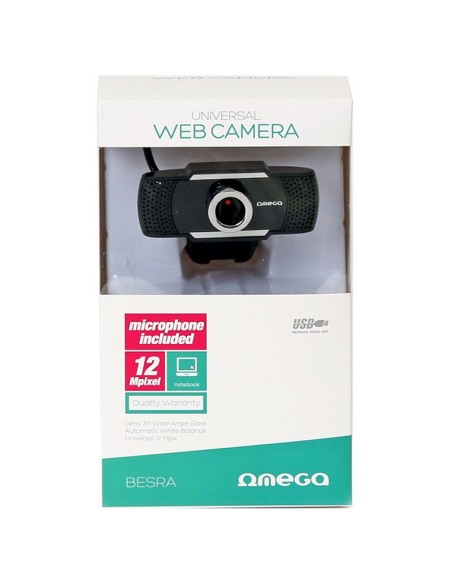 Omega Webcam OUW142B BESRA 1,3MPIX (12Mpix) + MIC - Imagen 4