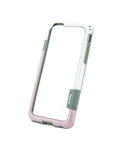 X-One Bumper Bicolor iPhone 6 Blanco - Rosa - Imagen 1