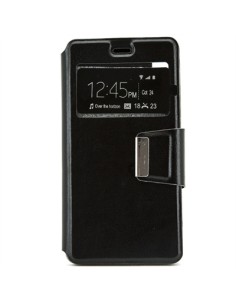 X-One Funda Libro BQ Aquiaris E5 4G Negro - Imagen 1