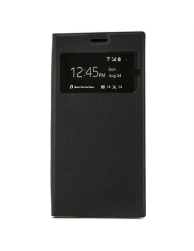 X-One Funda Libro Samsung S6 Edge Plus Negro - Imagen 1