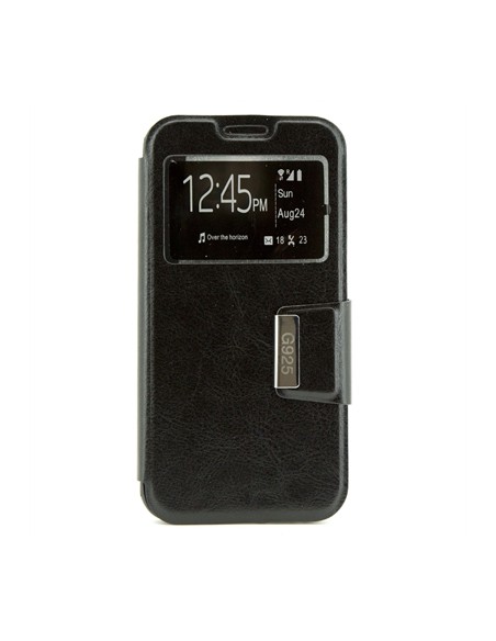 X-One Funda Libro Samsung S6 Edge Negro - Imagen 1