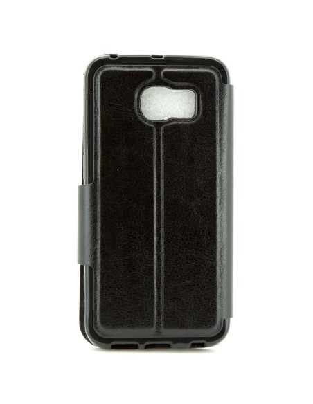X-One Funda Libro Samsung S6 Edge Negro - Imagen 2