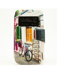 X-One Funda Libro Samsung J1 2016 Bici Escalera - Imagen 1