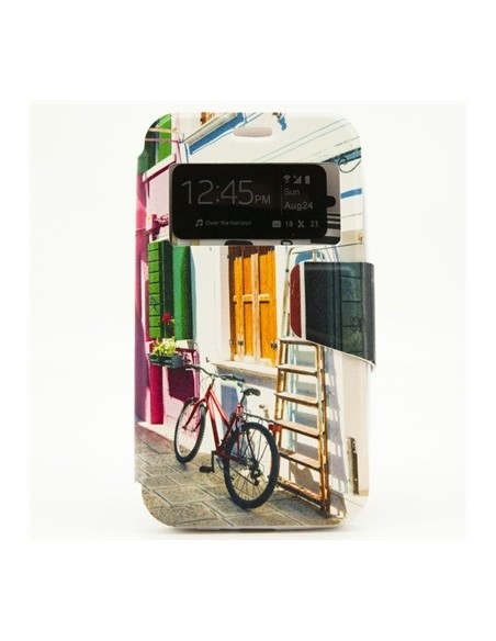 X-One Funda Libro Samsung J1 2016 Bici Escalera - Imagen 1