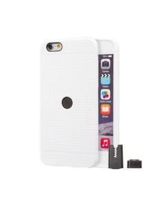 STIKGO Funda TPU Carclip iPhone 6 / 6S Blanca - Imagen 1