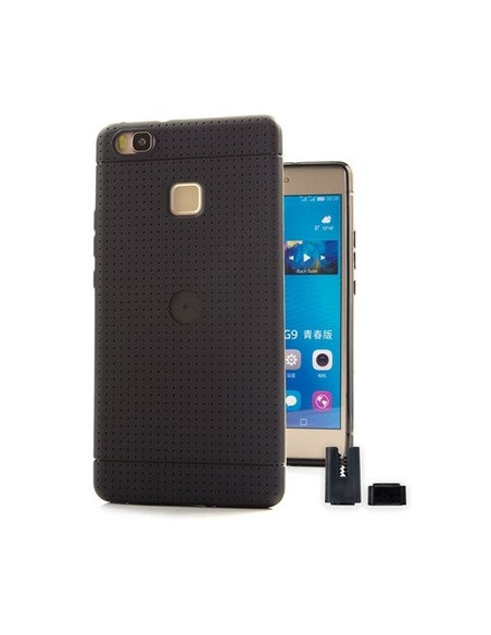 STIKGO Funda TPU Carclip Huawei P9 Lite Negra - Imagen 1