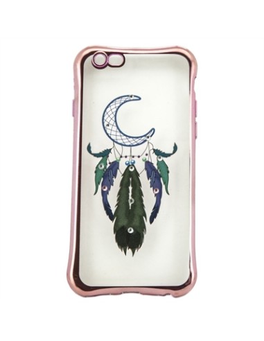 X-One Funda TPU Metal iPhone 6 Rosa Luna - Imagen 1