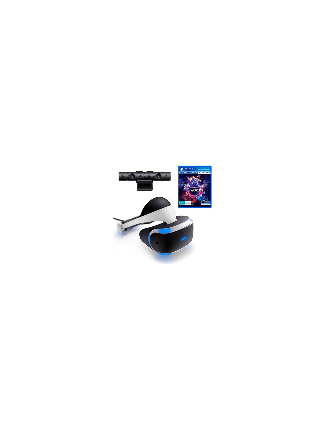 Isaac nativo Fugaz GAFAS SONY PLAYSTATION VR MK3+CAMARA V2+VR WORLDS