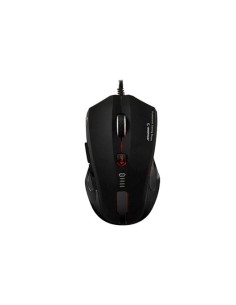 RATON RAMPAGE SMX-R5 PARLAK METAL GAMING NEGRO - Imagen 1
