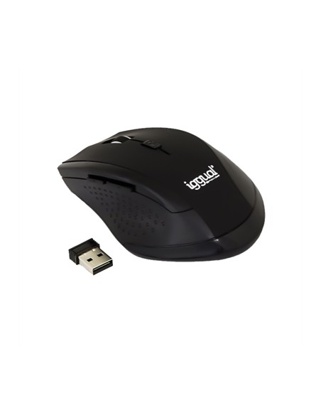 iggual WORK-2 Ratón óptico 1600dpi 2,4GHz Negro - Imagen 1