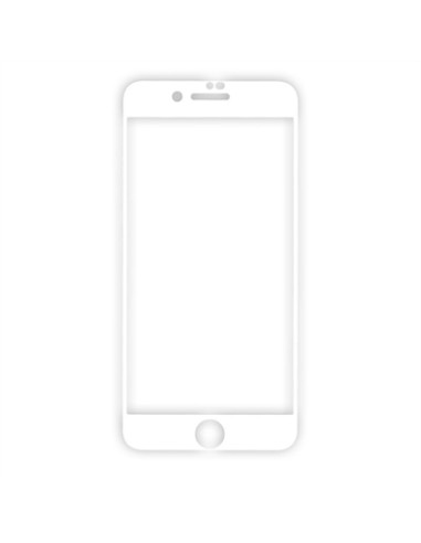 X-One Cristal Templado 3D iPhone 7 - 8 Plus Blanco - Imagen 1