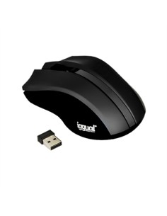 iggual CONNECT Ratón óptico 1600dpi 2,4GHz Negro - Imagen 1